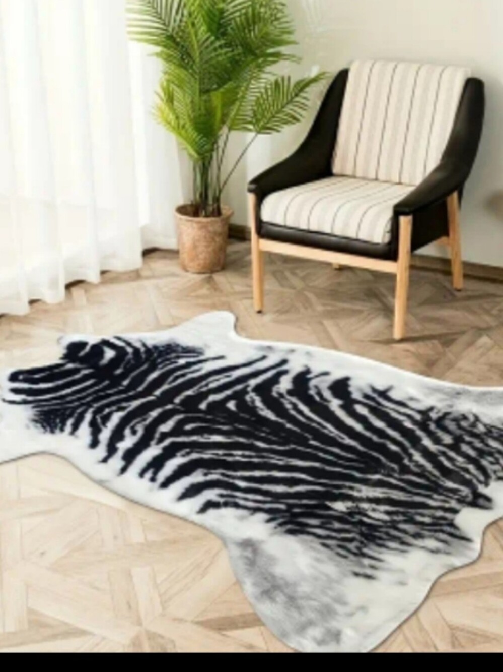 NEW 49 x 33 ZEBRA RUG